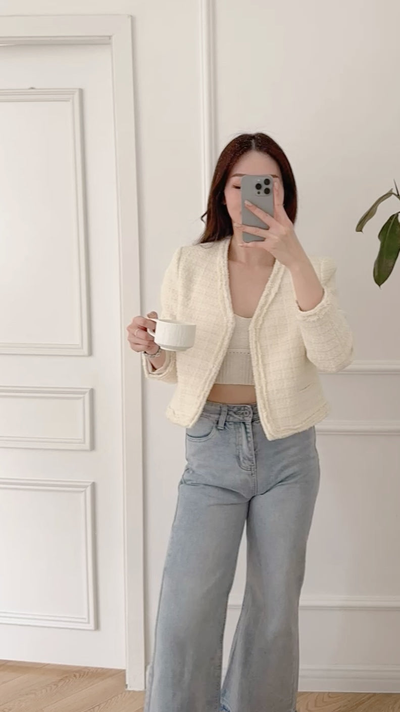 Spring Classy Tweed Jacket