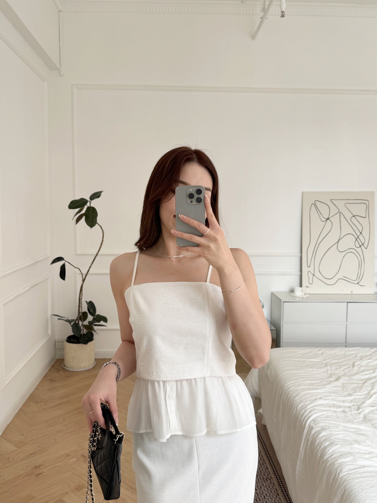 (Set) Premium Linen Top