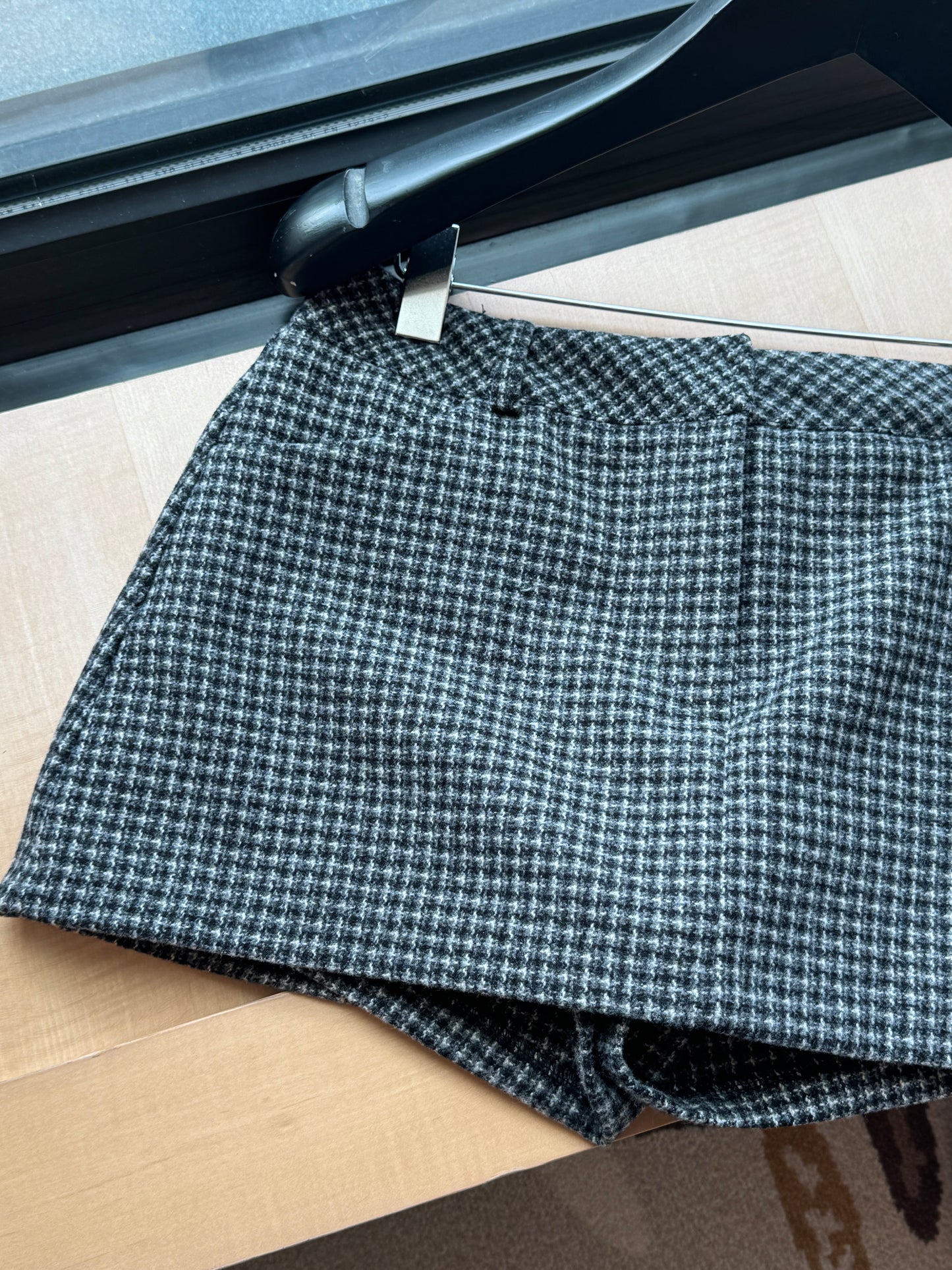 Checked Skort