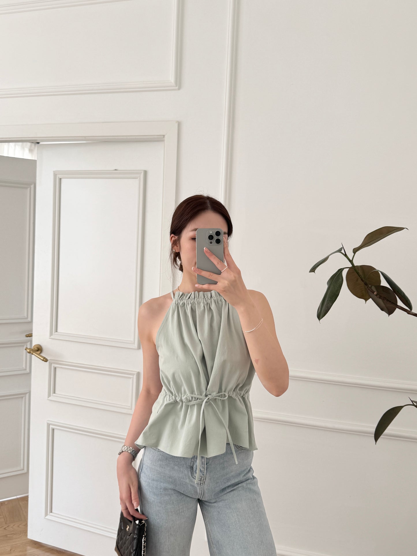 Drawstring Summer Top