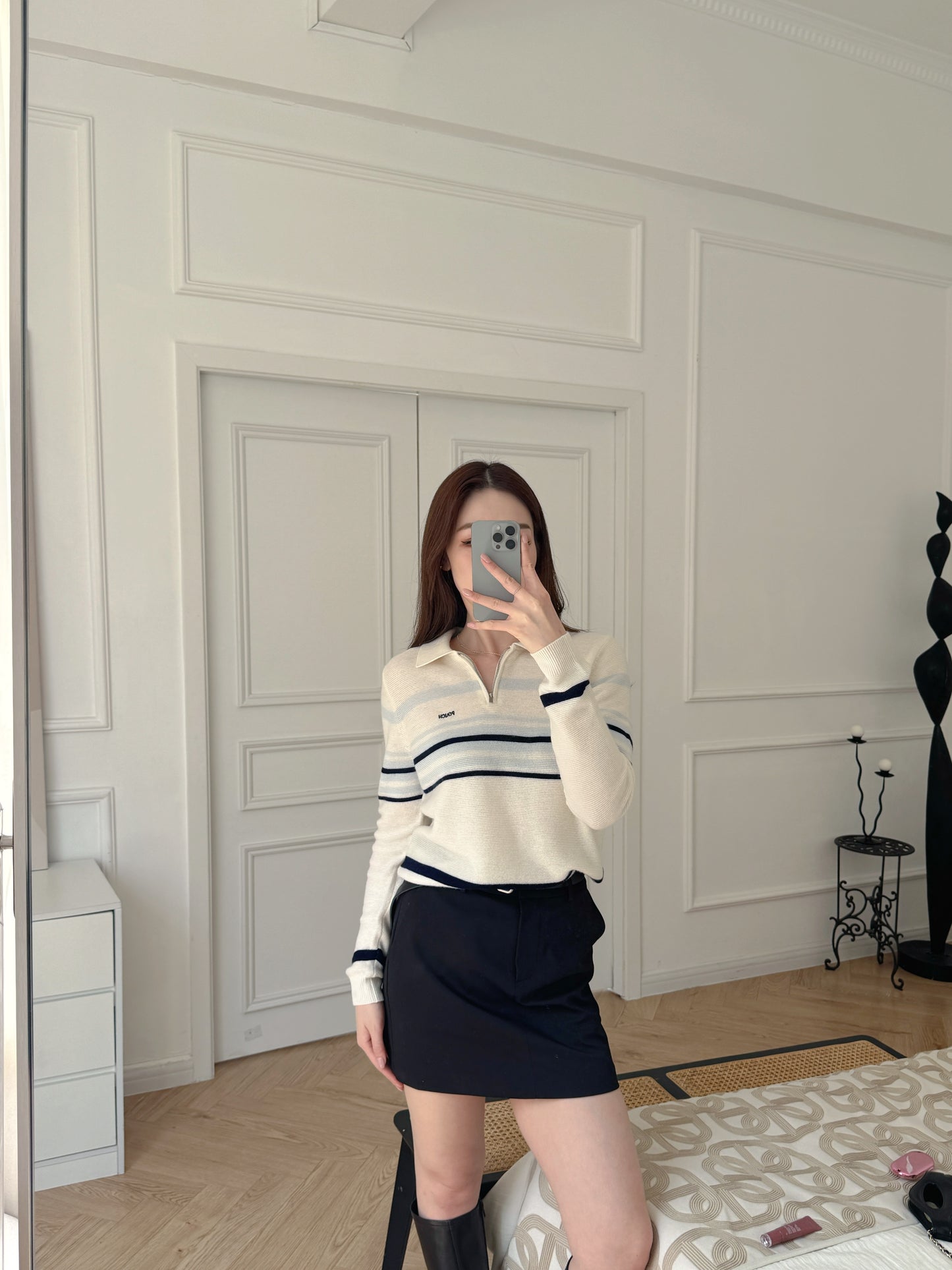 Miu miu風Polo 100% wool