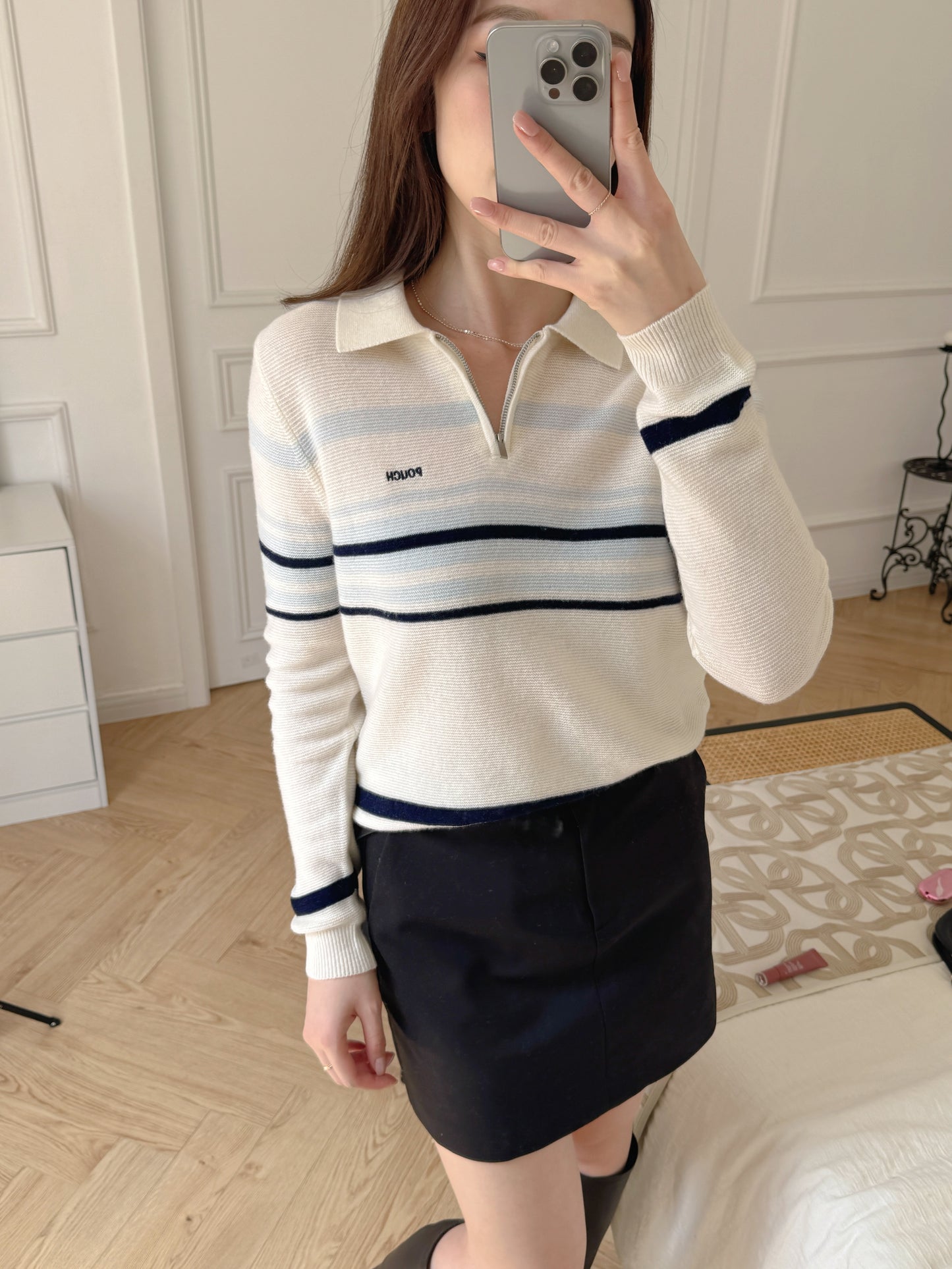 Miu miu風Polo 100% wool