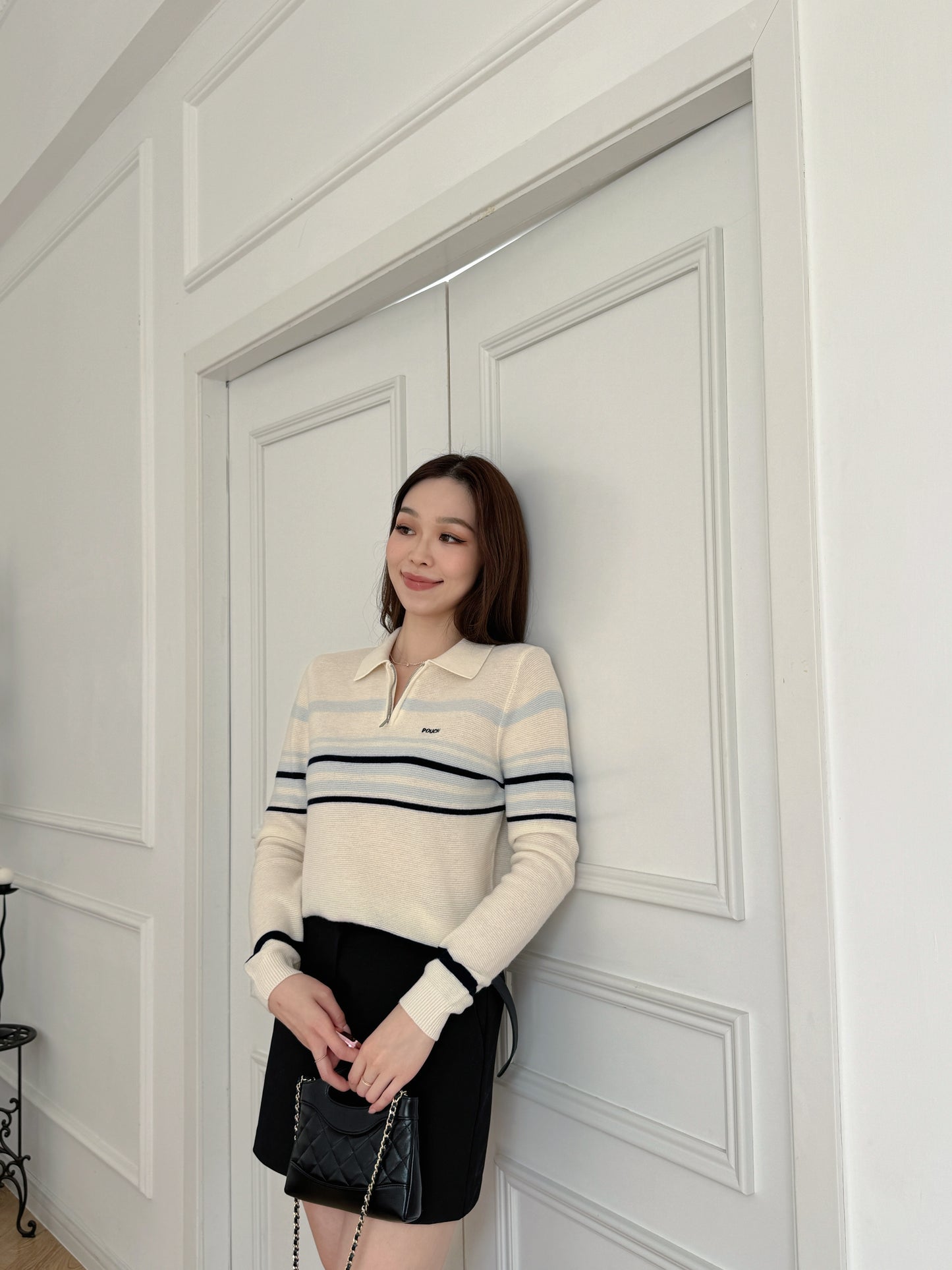 Miu miu風Polo 100% wool