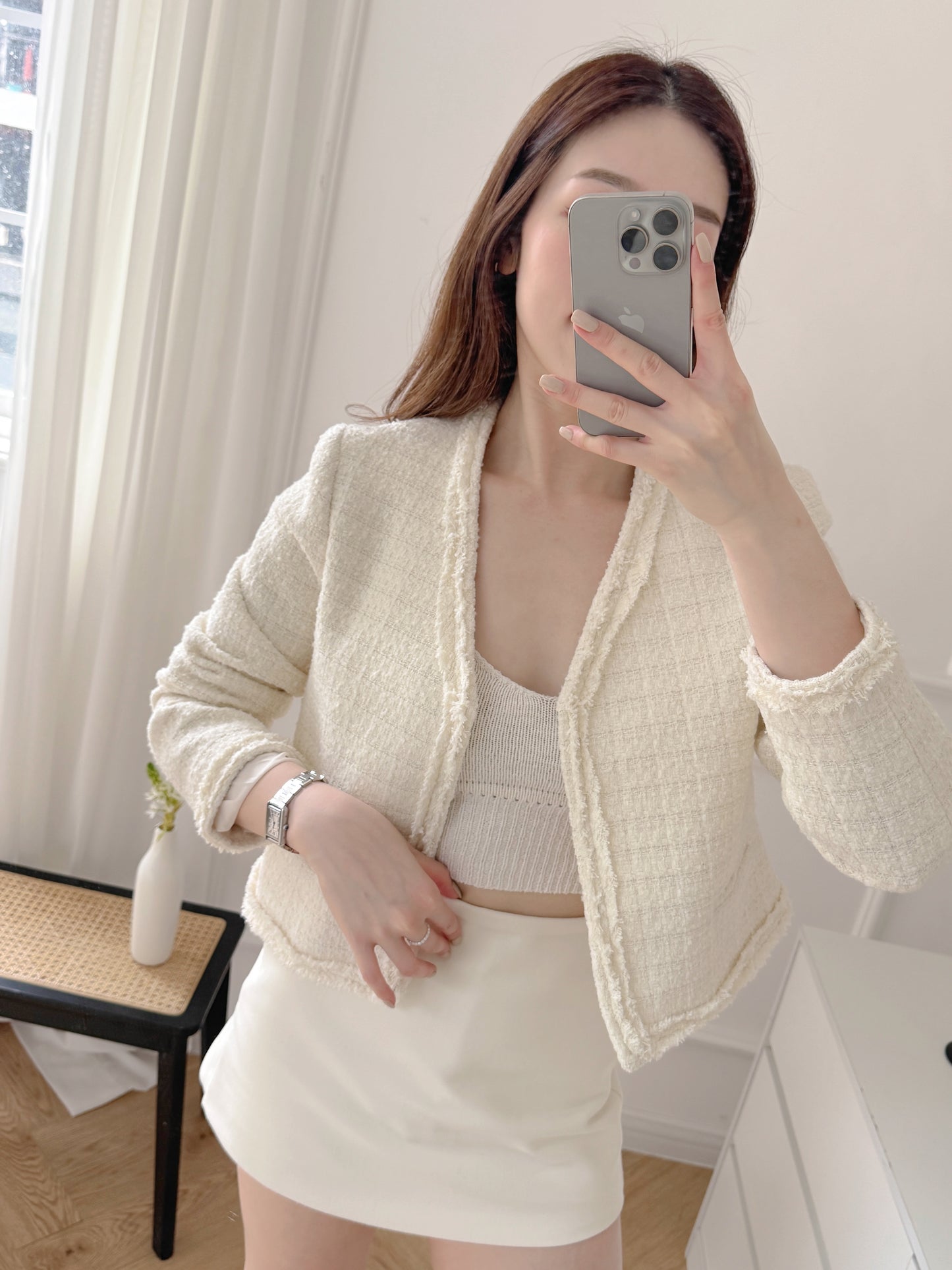 Spring Classy Tweed Jacket
