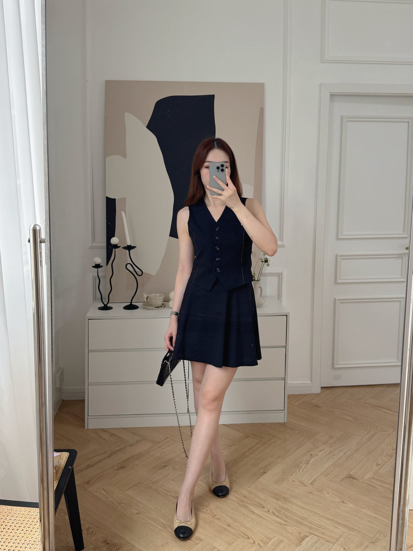 June New*Waistcoat set (vest+skirt)