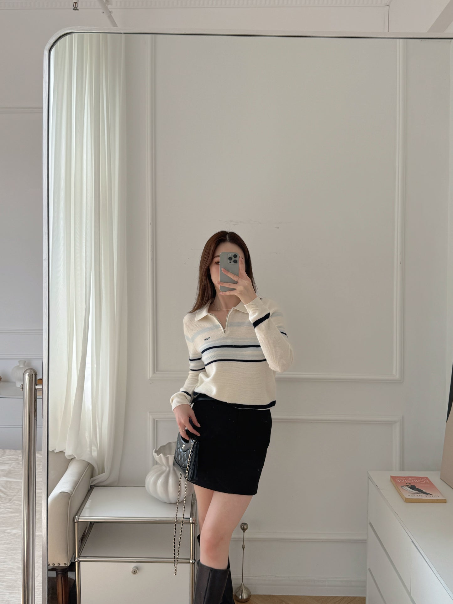 Miu miu風Polo 100% wool