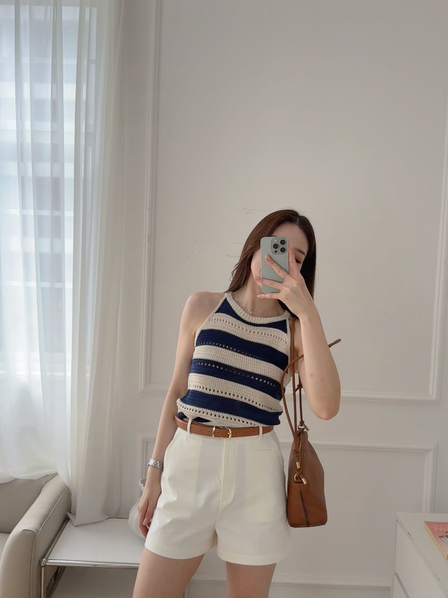 Marine Navy Top