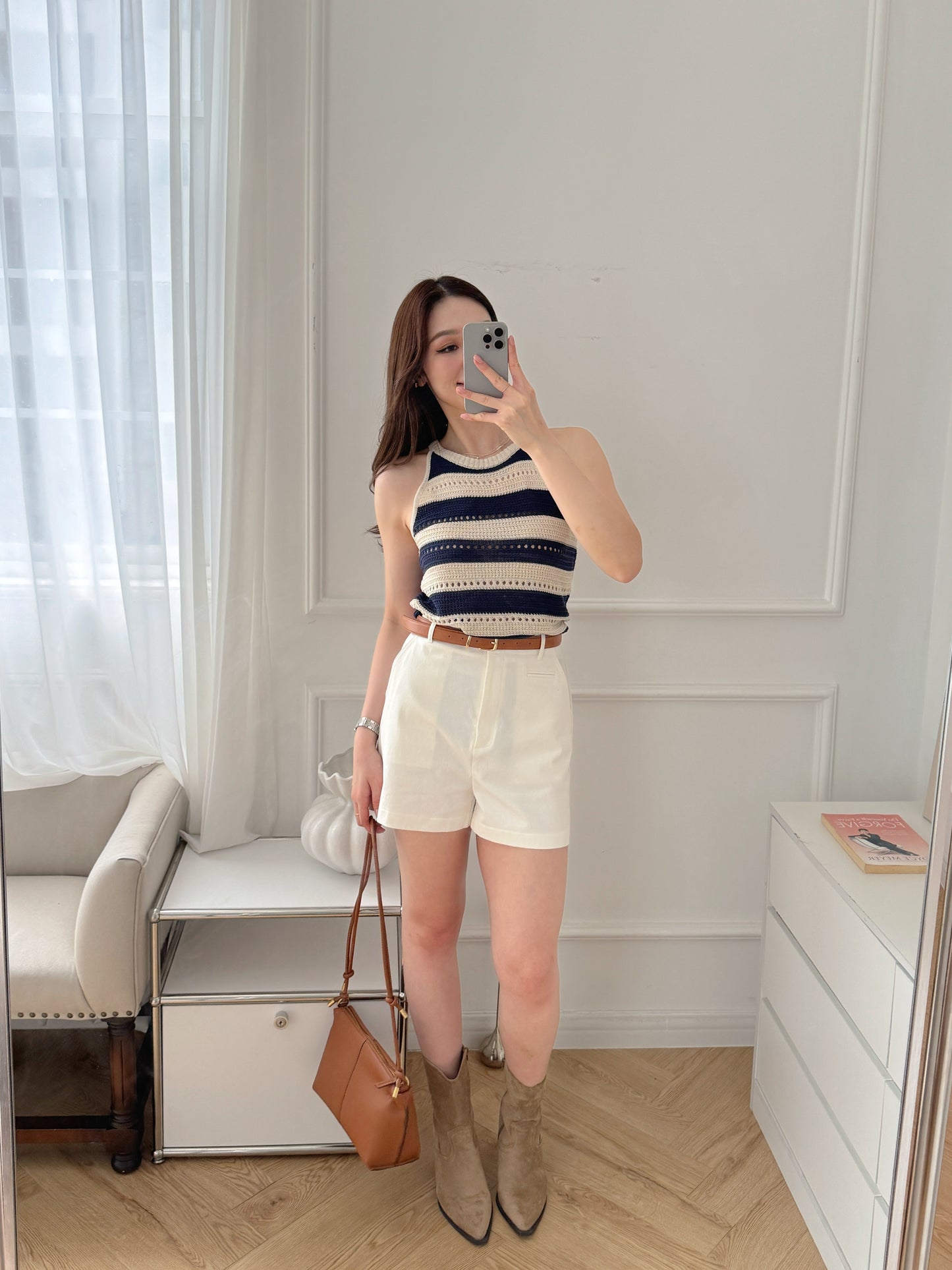 Marine Navy Top