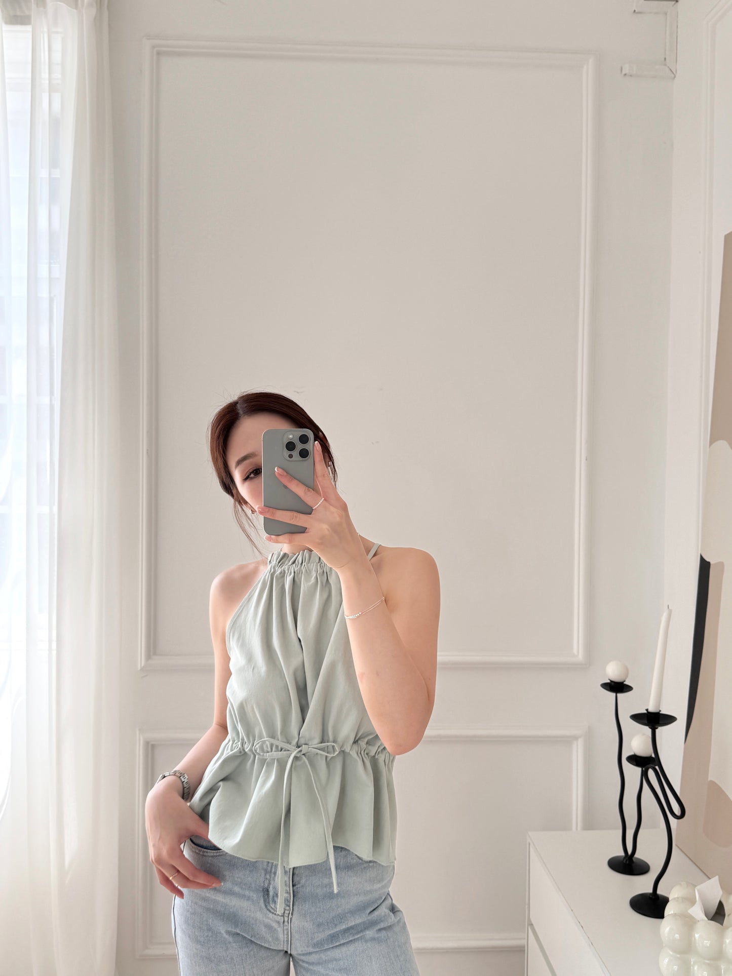 Drawstring Summer Top