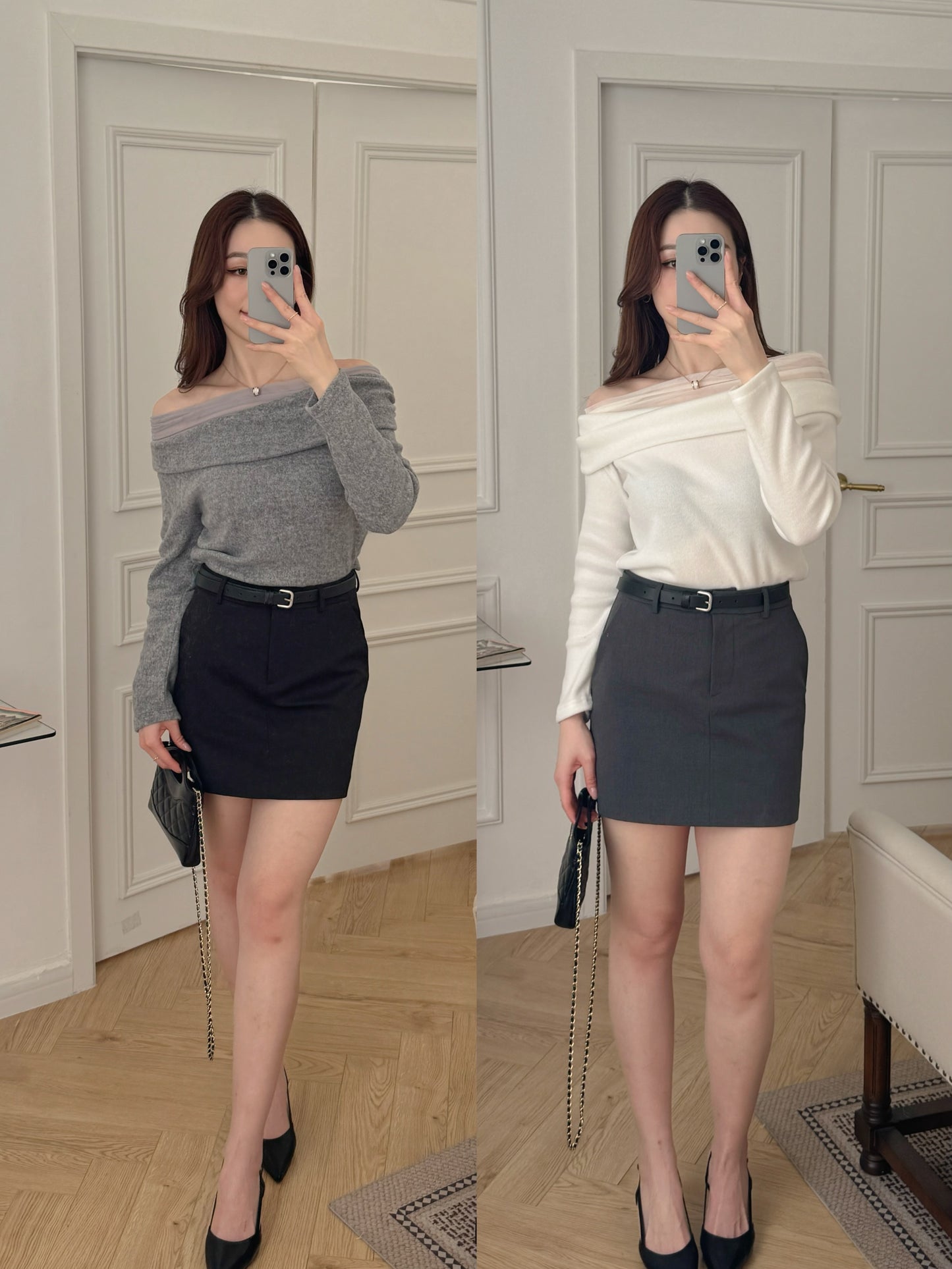 New Layered Off-shoulder