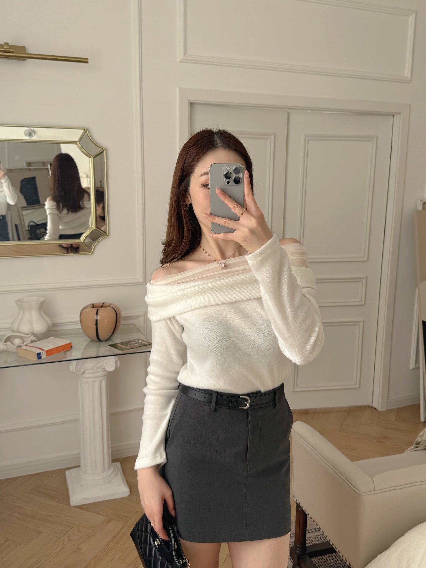 New Layered Off-shoulder