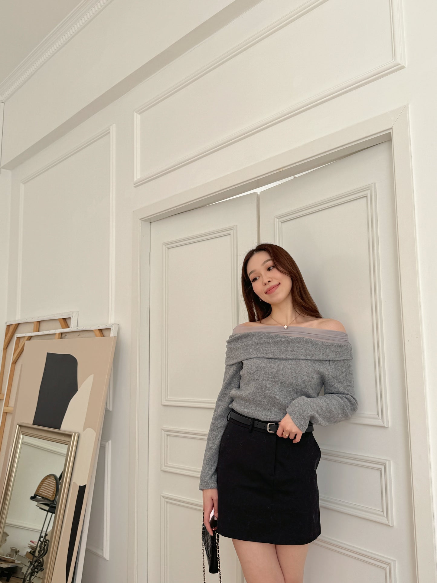 New Layered Off-shoulder