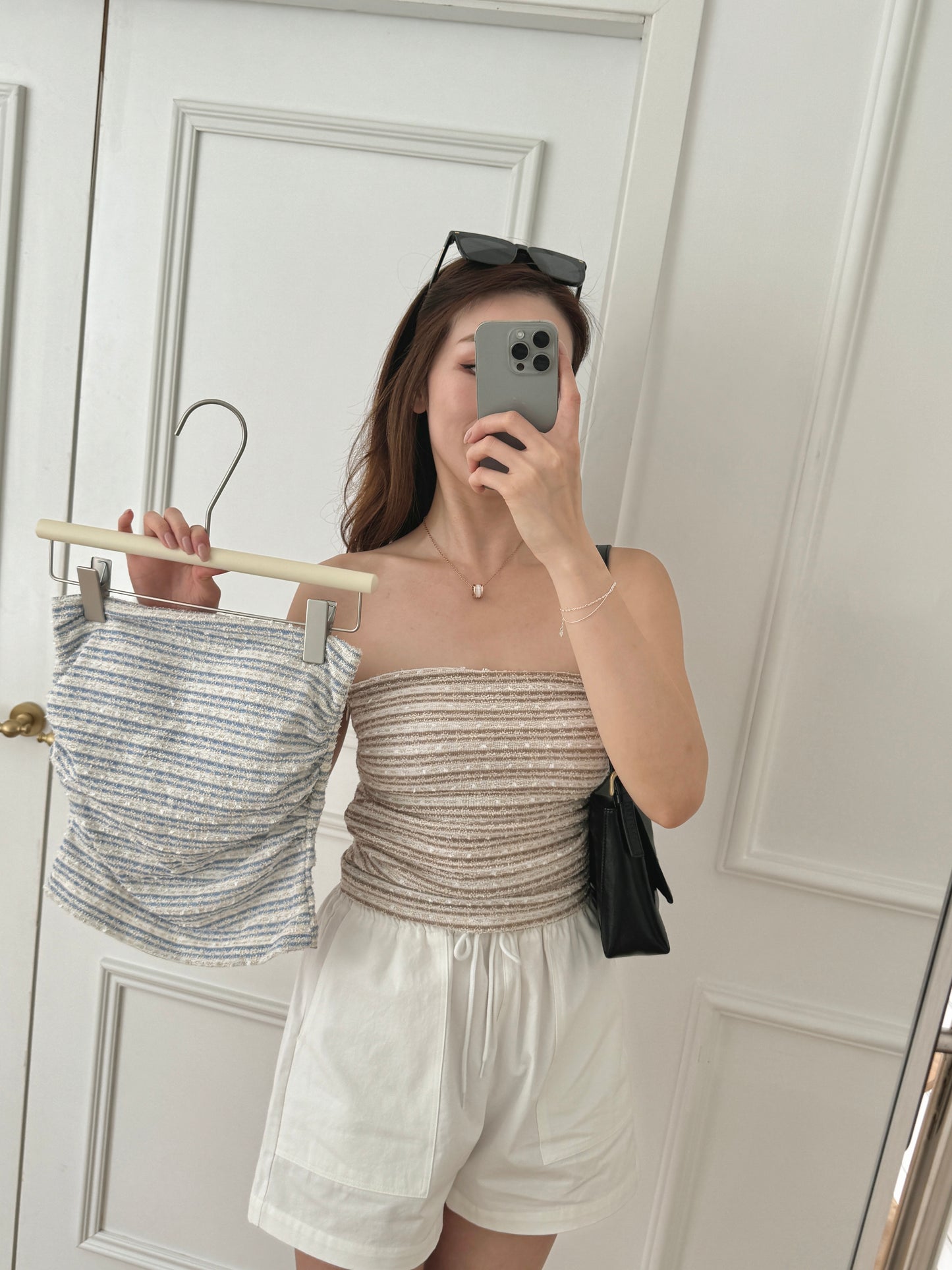 《7月新品》Tweed Tube Top