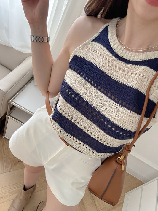 Marine Navy Top