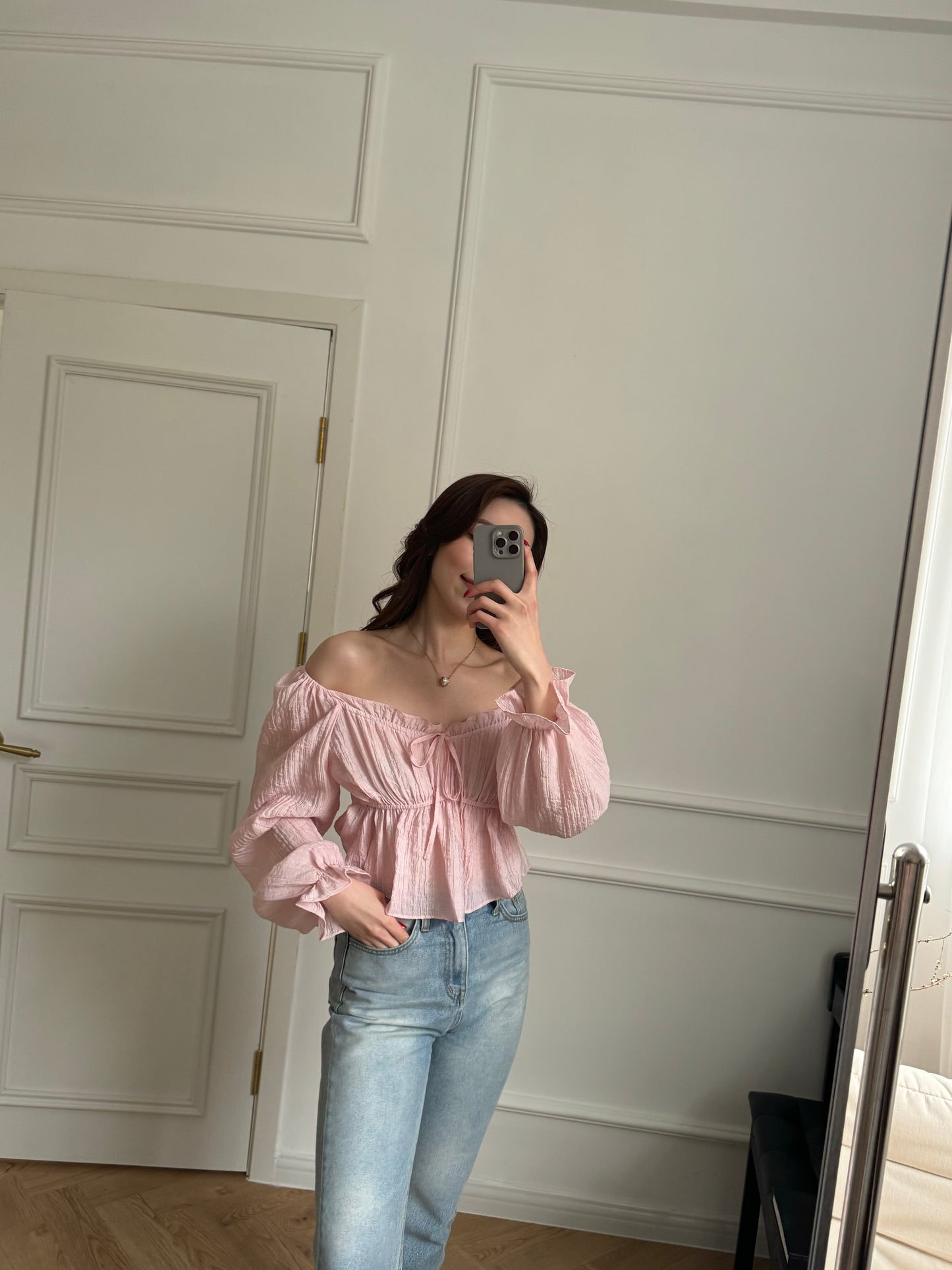 Ruffle Off-Shoulder Top