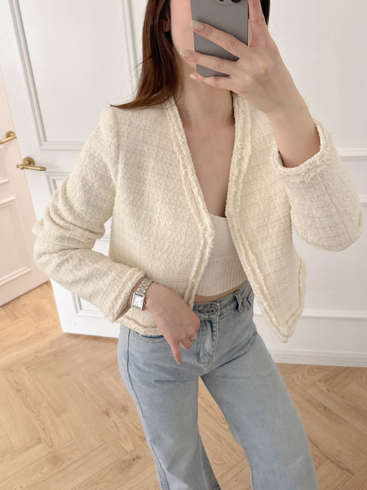 Spring Classy Tweed Jacket