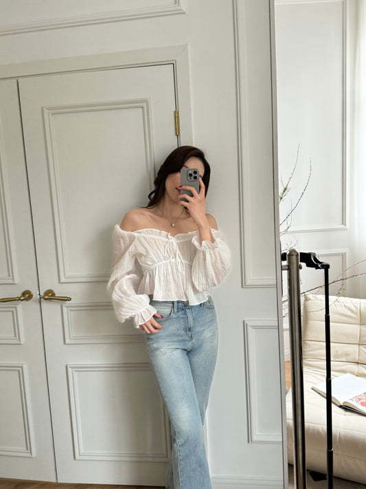 Ruffle Off-Shoulder Top