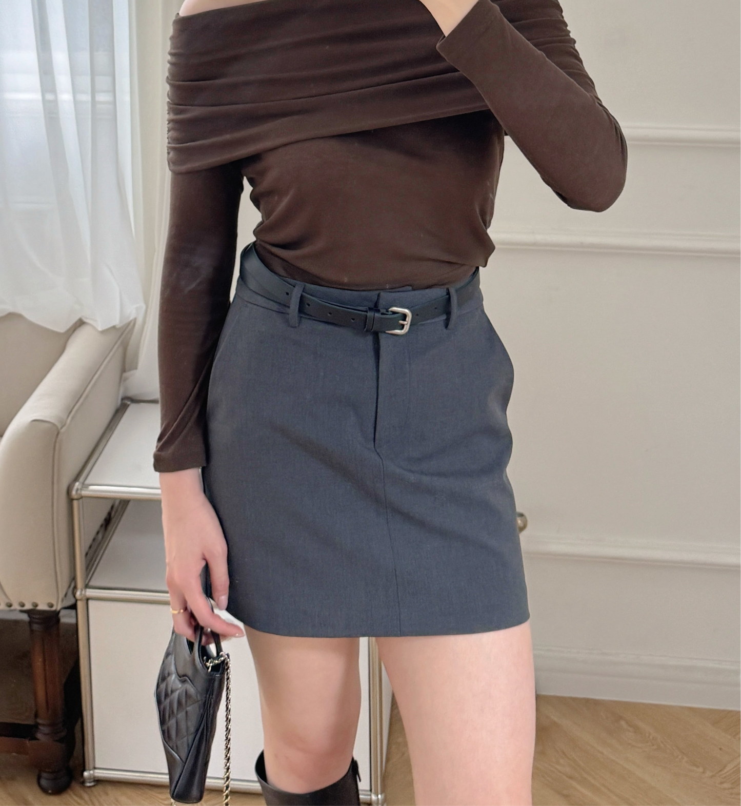 High Waist Premium Skirt
