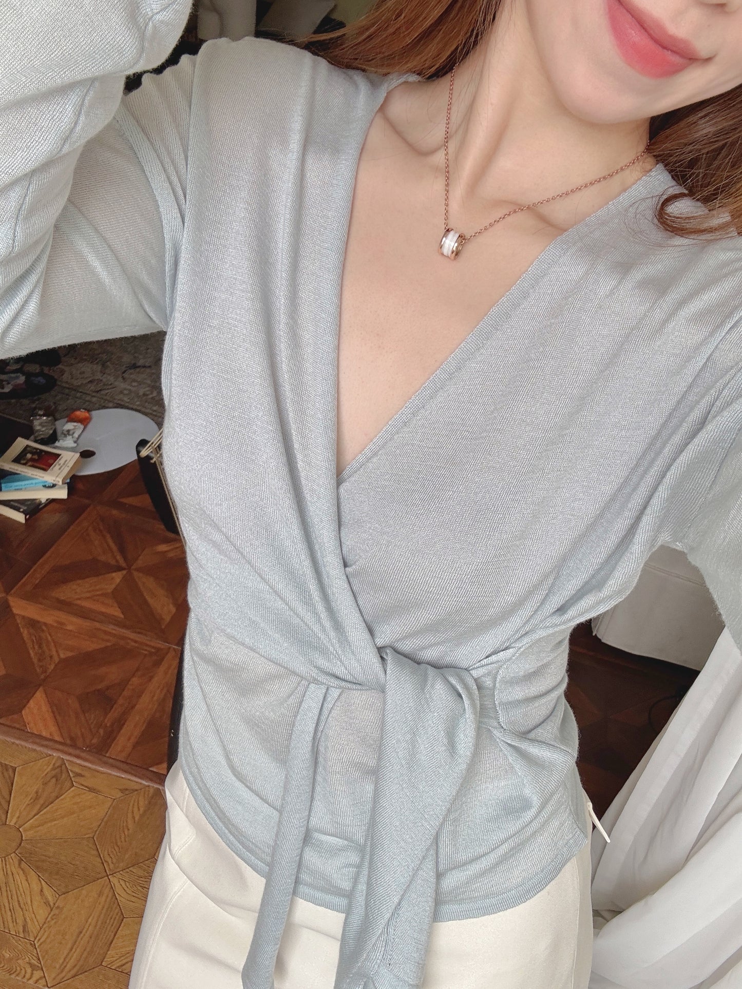 V-Neck Cardigan