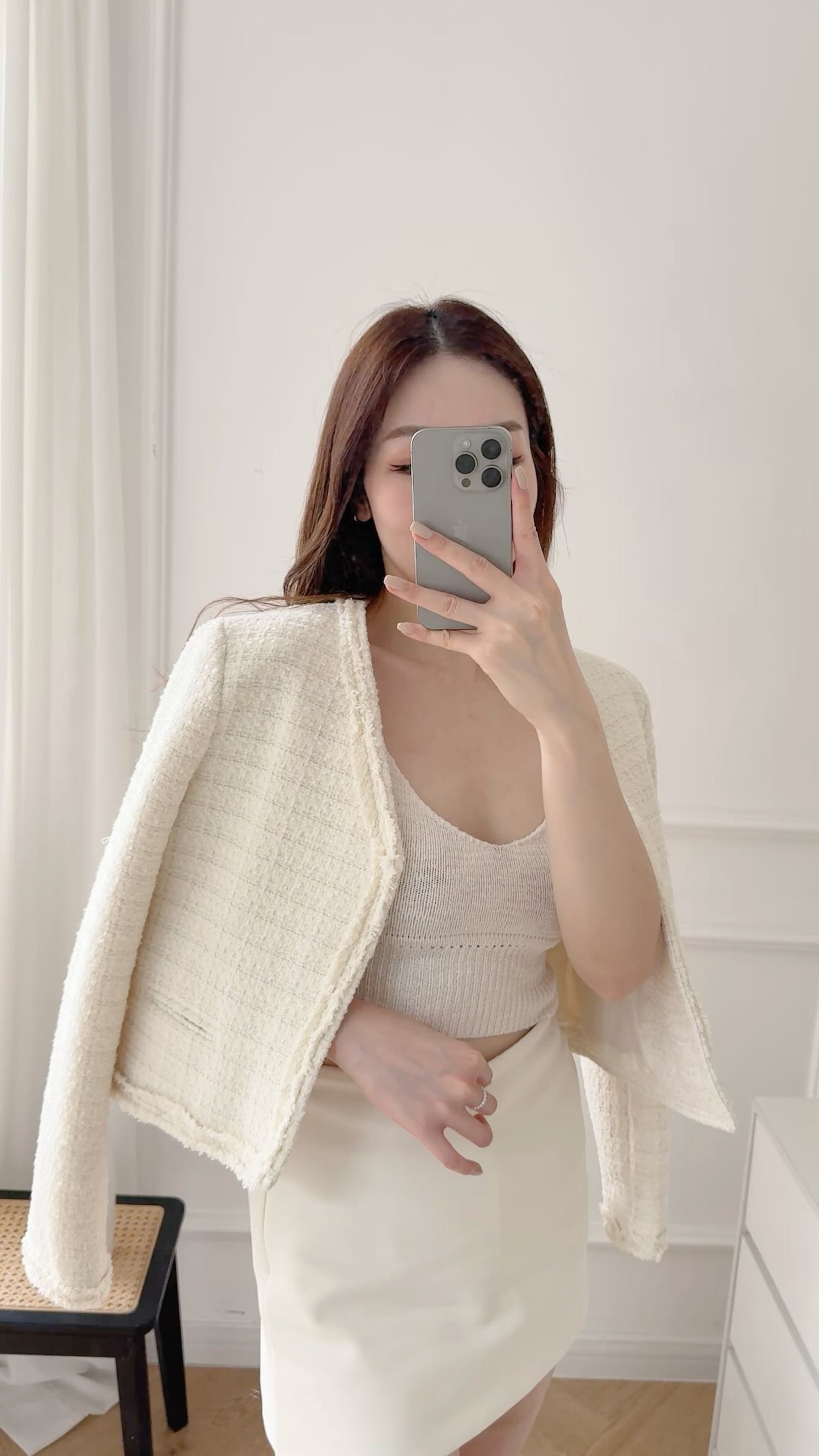 Spring Classy Tweed Jacket