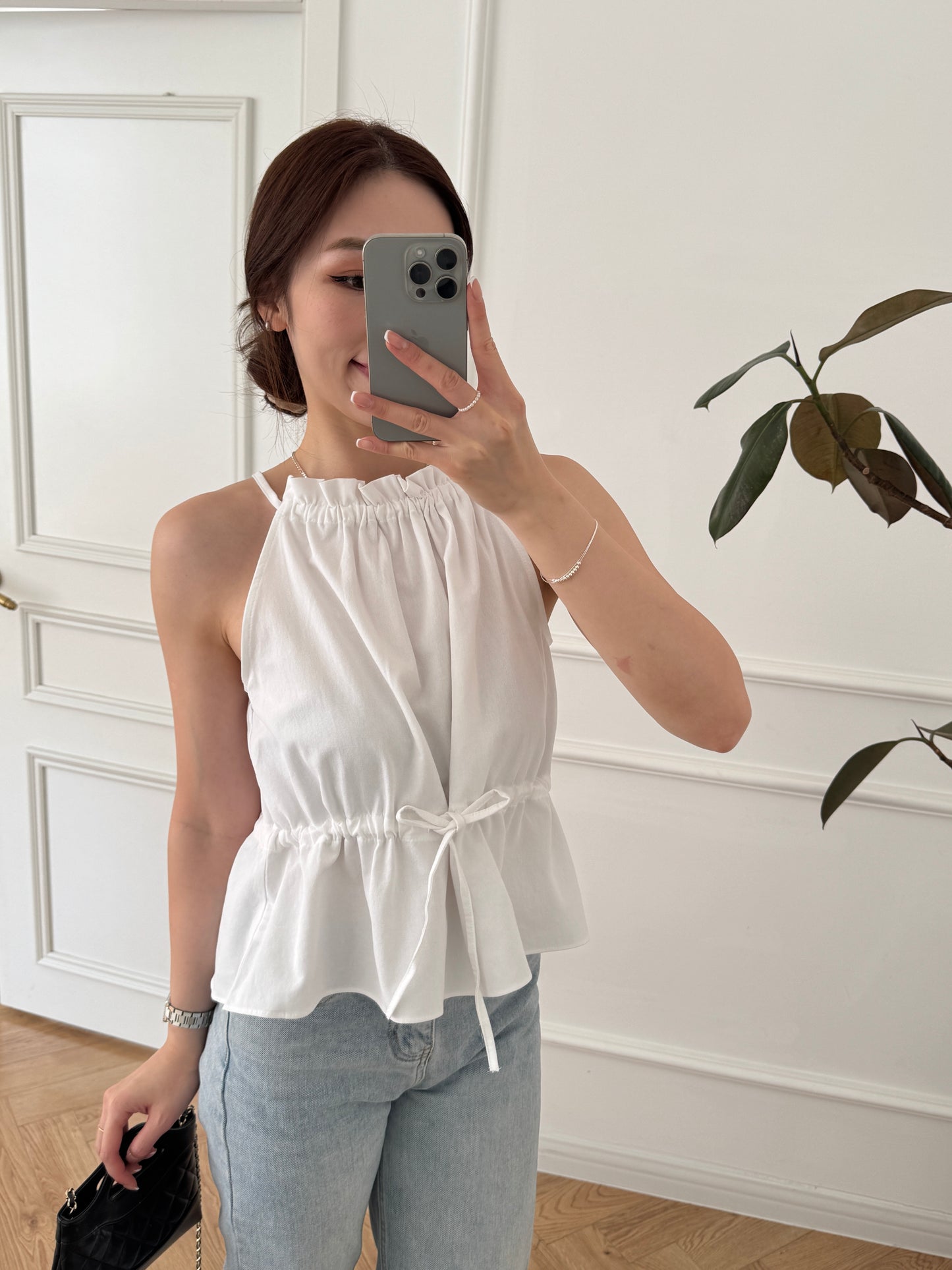 Drawstring Summer Top