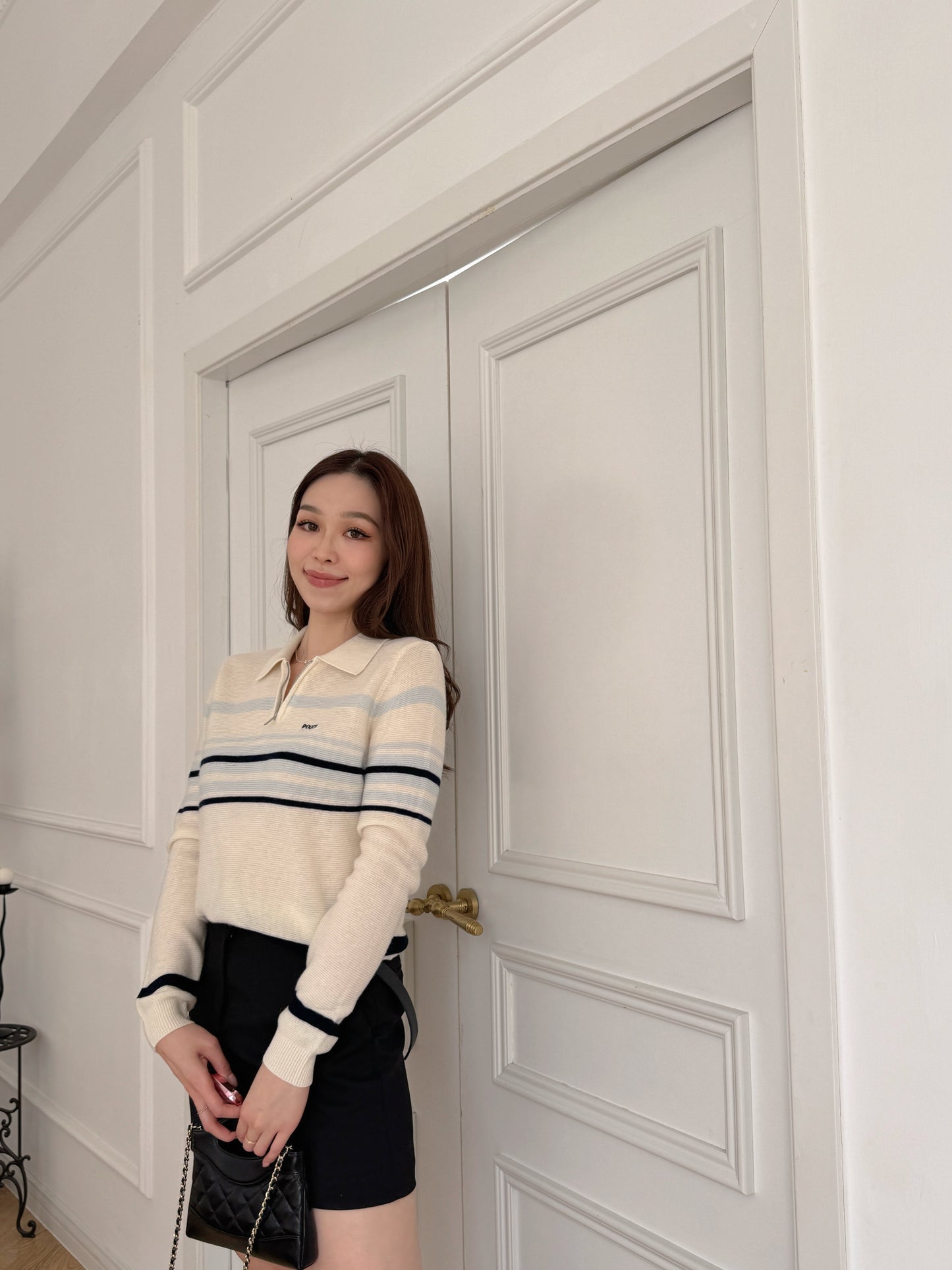 Miu miu風Polo 100% wool