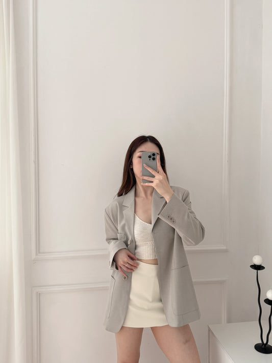 My fav. Blazer(Beige/Grey）