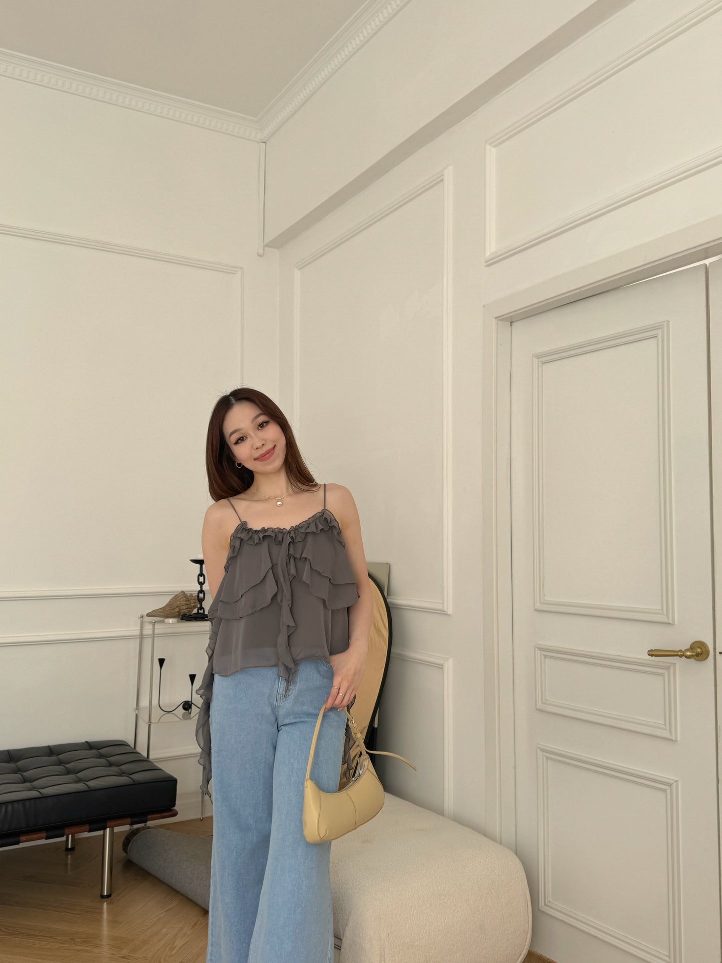 Chic High waist denim jeans