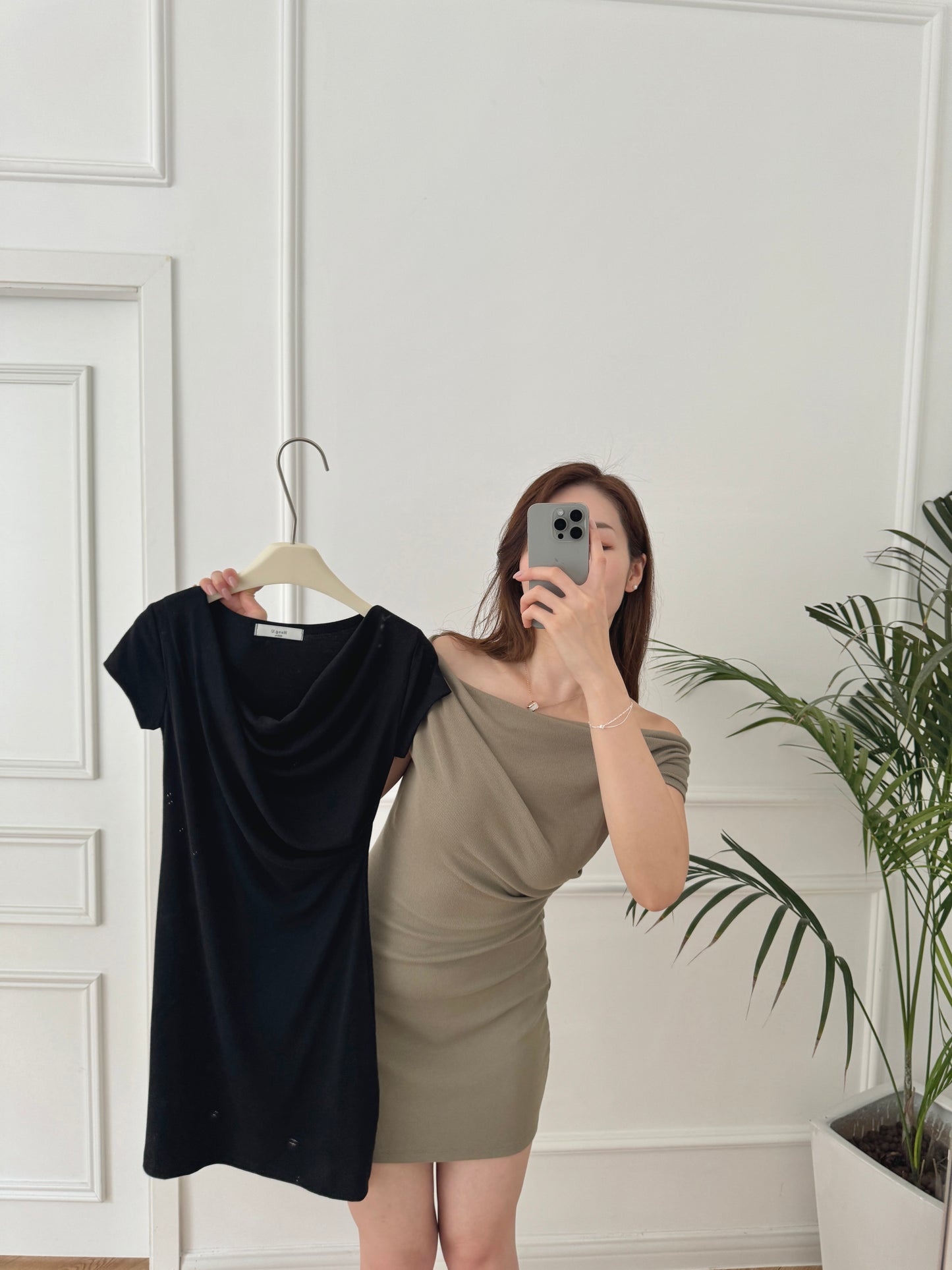 《7月新品》Off-Shoulder Dress